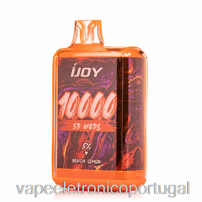 Vape Eletrônico Ijoy Bar Sd10000 Descartável Pêssego Limão